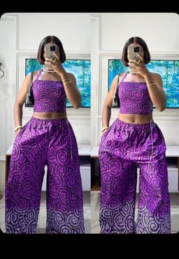 Smokey Ankara two piece